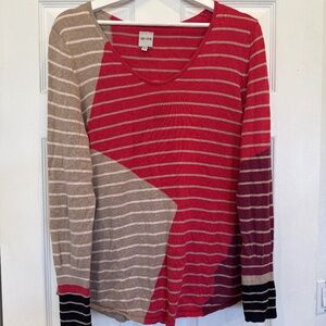 NIC+ZOE Women's Meadow Mix 4-Way Cardigan – Lightweight Linen Blend, 3/4 Sleeve, Wrap & Tie Styles